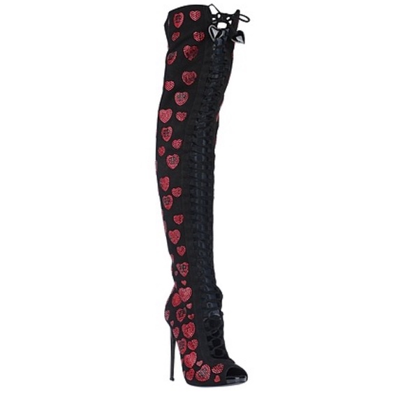Philipp Plein Rare Thigh Boot